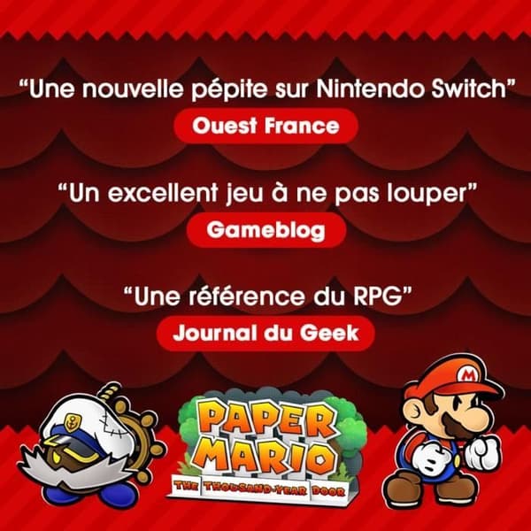 Paper Mario: Millennium Door • Nintendo Switch-spil
