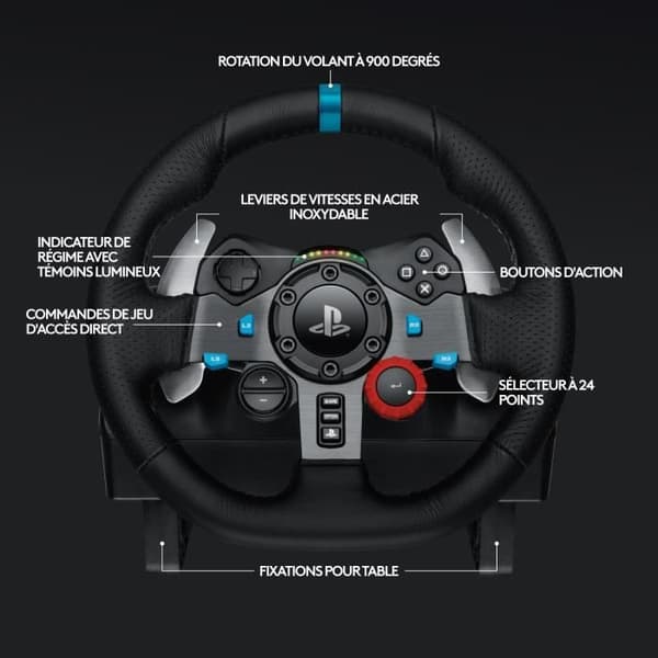 LOGITECH G29 Driving Force racerrat - PS4 og PC