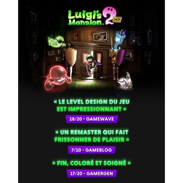 Luigi's Mansion 2 HD • Nintendo Switch-spel