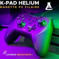 Pikkukuva 2 / 6: Peliohjain - THE G-LAB - K-PAD HELIUM - Langallinen - PC ja PS - Musta
