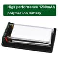 Miniatyrbillede 4 af 4: Genopladeligt batteripakke til Xbox Series X/S-controller, 1400mAh kapacitet, kompatibel med Xbox One S/X, nem installation.