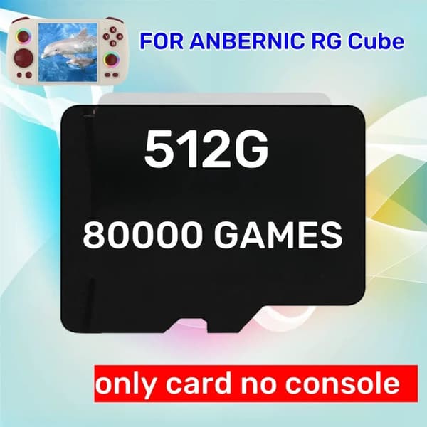 TF-kort för Anbernic RG Cube, 512G, 80000 spel, 480 PS2-spel,512G 80000 SPEL