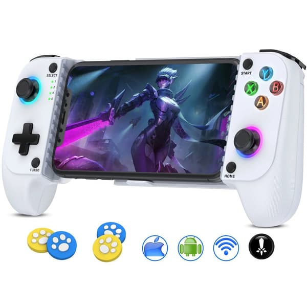 Gamepad-ohjain, Hall-efekti joystick, Säädettävät turbo-nopeudet,MC101