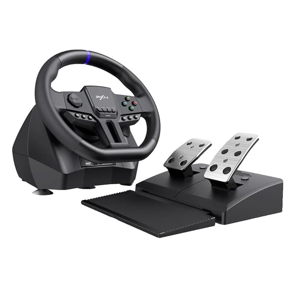 Køresimulator Spilrat, 900° Maksimal Rotation, Tværplatform Kompatibilitet, Ergonomisk Design