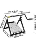 Miniatyrbillede 2 af 2: Ratstyring Stand, Foldbar, Logitech G25 G27 G29 G920 Support,G920
