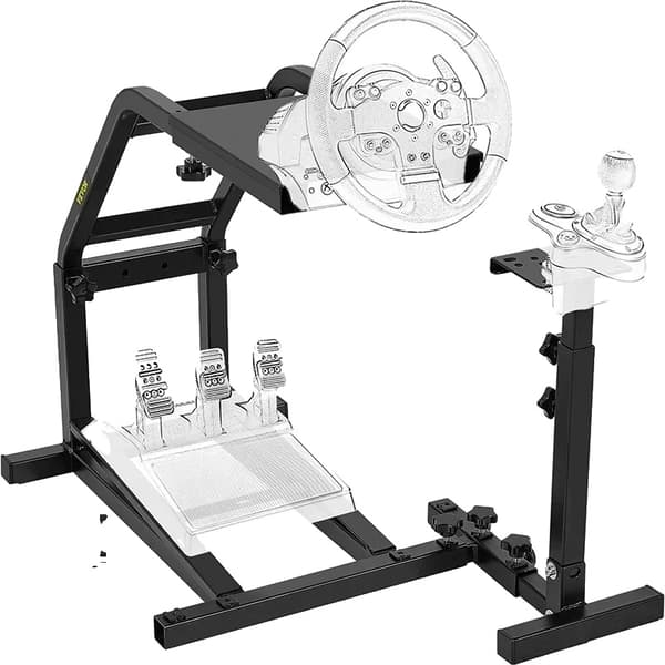 Racer Simulator Ratstang Stativ, Højdejusterbar, Kompatibel med Logitech G29 G27