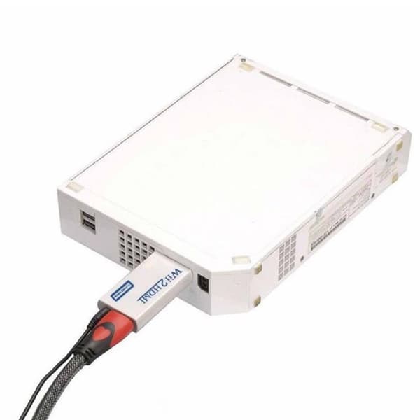 INF HDMI-adapter Kompatibel med Nintendo Wii - Full HD 1080p Hvit