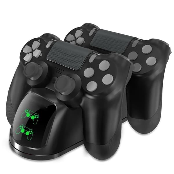 INF Dobbelt ladestation til to PS4/PS4 Slim/PS4 Pro-controllere INF Dobbelt ladestation til to PS4/PS4 Slim/PS4 Pro-controllere