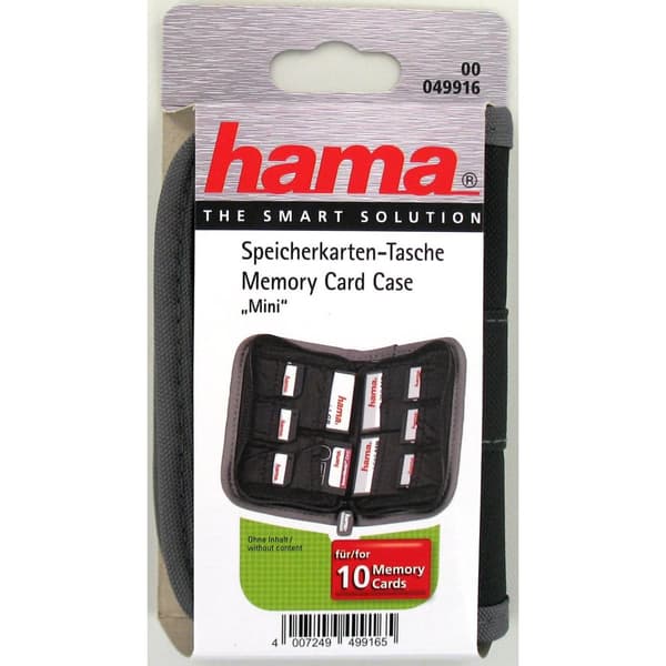 HAMA Minneskortsväska Svart Universal M