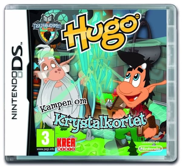 Hugo - Kampen Om Krystalkortet (Danskt) - Nintendo DS (brukt)