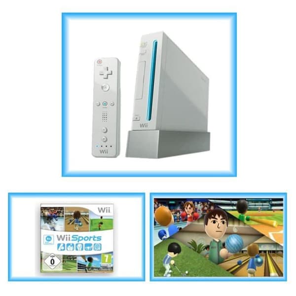 Nintendo wii + wii sports (käytetty, hyvä kunto)