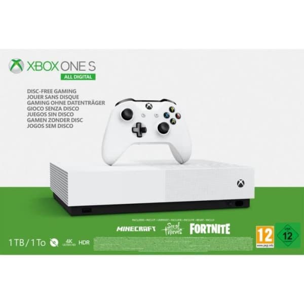 Microsoft Xbox One S 1To All Digital (begagnad, bra skick)