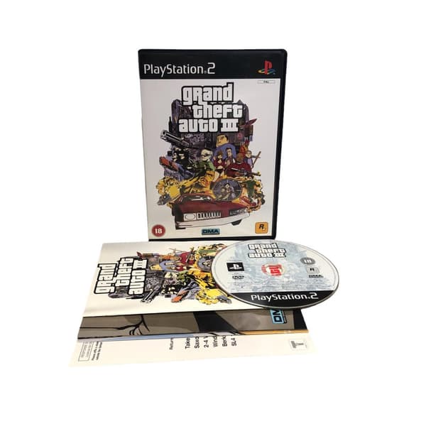 Grand Theft Auto III med karta (EUR PS2)
