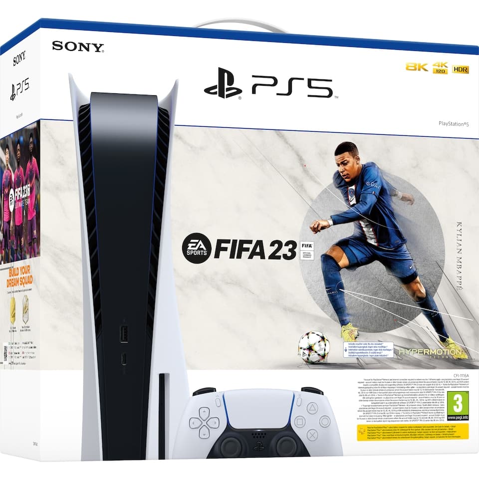 Sony PlayStation 5 (PS5) (inkl. FIFA 23) 825GB