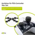 Pikkukuva 3 / 6: goobay 58382 PS5 / PS4 Controller Stick -kiinnikkeet nupeilla - Lisävarusteet PlayStation 5:lle ja Playstation 4:lle - DualSense-ohjaimen tähtäyssauva