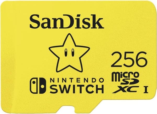 SanDisk Extreme Micro SDXC 256GB til Nintendo Switch