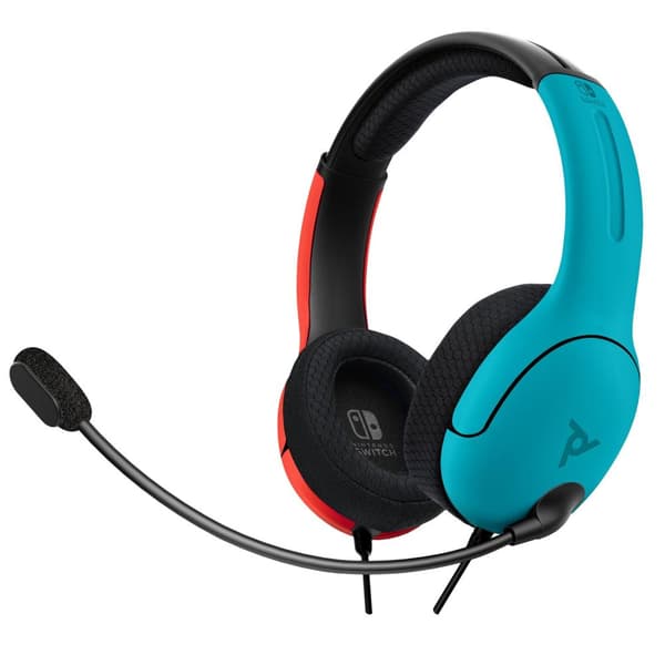 PDP Gaming LVL40 Stereo Gaming Headset - Nintendo Switch - Blå/Röd