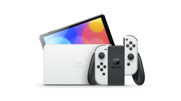 Nintendo Switch-konsol - OLED-model - Hvid