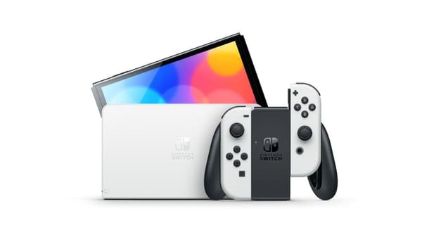 Nintendo Switch-konsol - OLED-model - Hvid