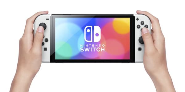 Nintendo Switch-konsol - OLED-model - Hvid