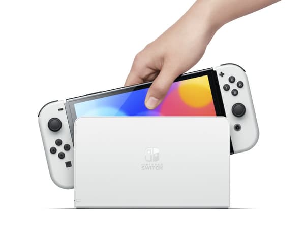 Nintendo Switch-konsol - OLED-model - Hvid