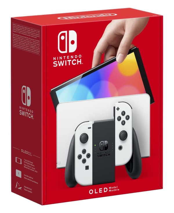 Nintendo Switch-konsol - OLED-model - Hvid