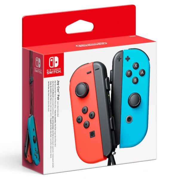 Nintendo Switch Joy-Con Controller Par - Neonröd och blå