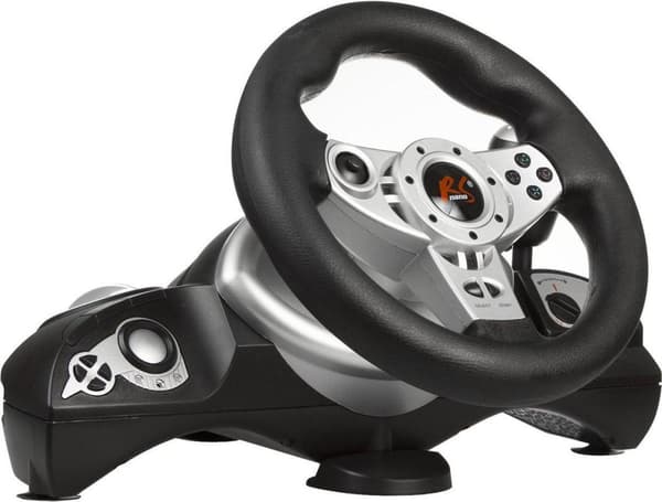 NanoRS RS700 Gaming Controller Svart, Silver USB-ratt Analog / Digital Android, PC, PlayStation 4, Playstation 3, Xbox One