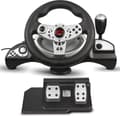 Miniatyrbild 1 av 9: NanoRS RS700 Gaming Controller Svart, Silver USB-ratt Analog / Digital Android, PC, PlayStation 4, Playstation 3, Xbox One