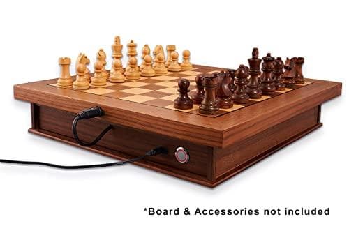 MILLENNIUM Luxe-skåp Elegant träpiedestal för schackdator M842