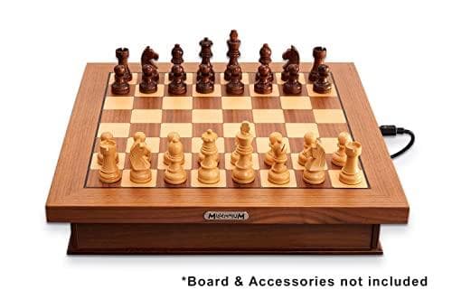 MILLENNIUM Luxe-skåp Elegant träpiedestal för schackdator M842