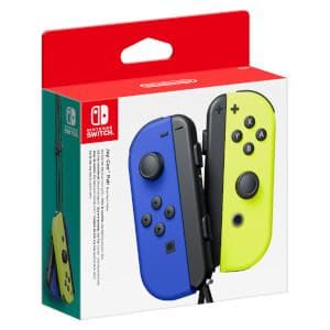Nintendo Switch Joy-Con Controller Pair - Blå og Neon Gul