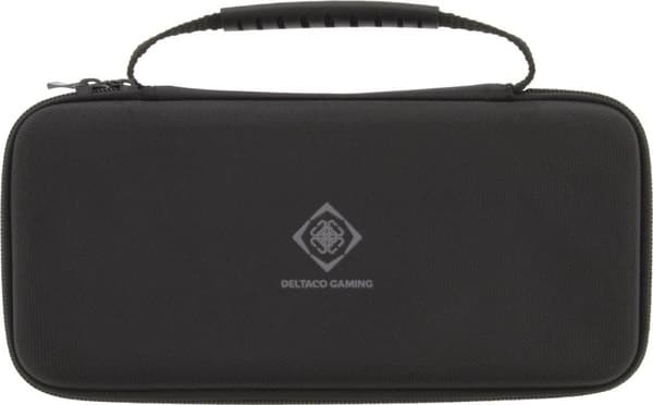 DELTACO GAMING GAM-089 Hard Case Bæretaske til Nintendo Switch - med 10 opbevaringsrum - Sort