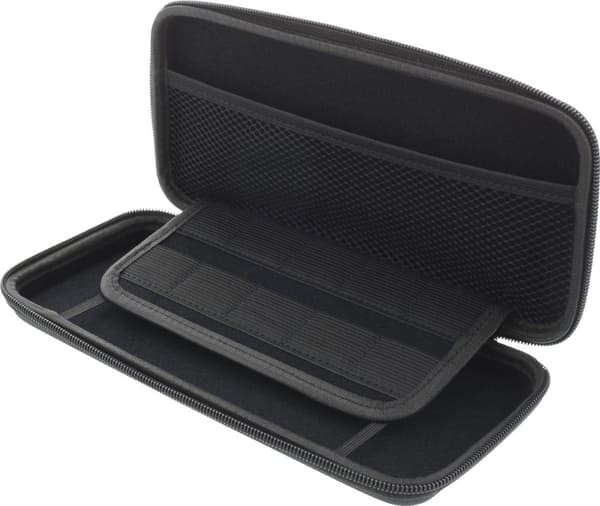DELTACO GAMING GAM-089 Hard Case Bæretaske til Nintendo Switch - med 10 opbevaringsrum - Sort