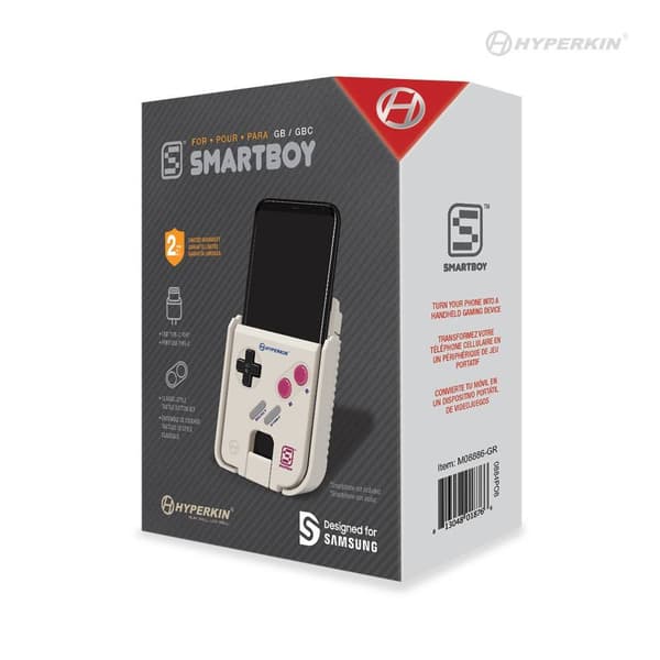 Hyperkin SmartBoy, spela äkta Game Boy-kassetter på mobilen! - Grå, USB Typ-C