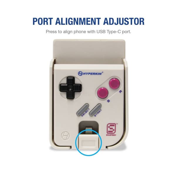 Hyperkin SmartBoy, spela äkta Game Boy-kassetter på mobilen! - Grå, USB Typ-C