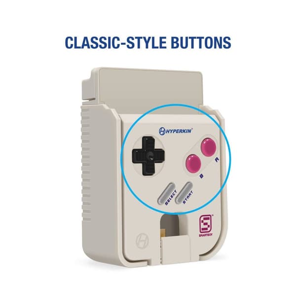Hyperkin SmartBoy, spela äkta Game Boy-kassetter på mobilen! - Grå, USB Typ-C