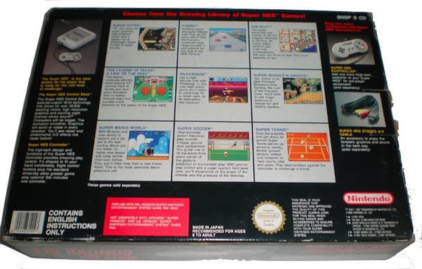 Super Nintendo Console Control Set SCN (BRUKT VARE)