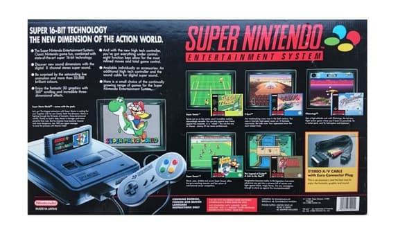 Super Nintendo Console incl Super Mario World SCN (KÄYTETTY TAVARA)