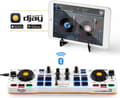 Pikkukuva 6 / 6: Hercules DJControl Control MIX Bluetooth älypuhelimille ja Android-tableteille, 2 kanavaa, musta, valkoinen, keltainen