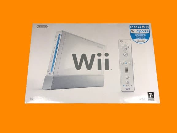 Wii Konsol + Wii Sports Original Nintendo Wii Basenhet