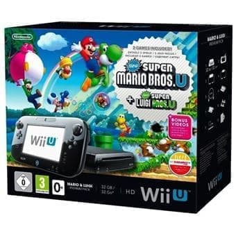 ( KÄYTETTY ) NINTENDO WII U + NEW MARIO BROS