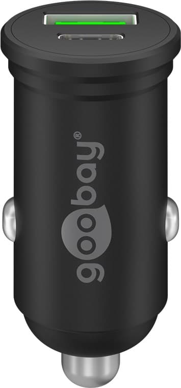 Dubbel USB-billadare USB-C™ PD (Power Delivery) (45 W) Svart