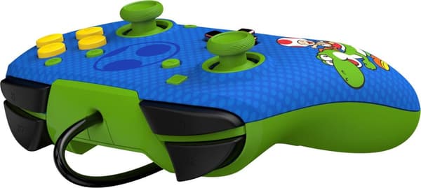 PDP REMATCH: Yoshi & Toad Blue USB Gamepad Analog/Digital Nintendo Switch, Nintendo Switch OLED