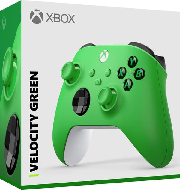 Langaton Microsoft Xbox -ohjain - Peliohjain - langaton - Bluetooth - velocity green - PC:lle, Microsoft Xbox One, Android, iOS, Microsoft Xbox Series