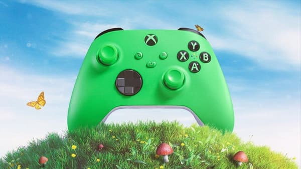 Langaton Microsoft Xbox -ohjain - Peliohjain - langaton - Bluetooth - velocity green - PC:lle, Microsoft Xbox One, Android, iOS, Microsoft Xbox Series