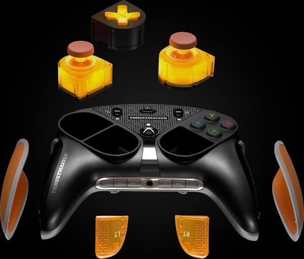 Thrustmaster ESWAP X LED Orange Crystal Pack - spelkontrolltillbehörssats - orange - för ThrustMaster eSwap X Pro Controller