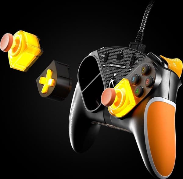Thrustmaster ESWAP X LED Orange Crystal Pack - spelkontrolltillbehörssats - orange - för ThrustMaster eSwap X Pro Controller