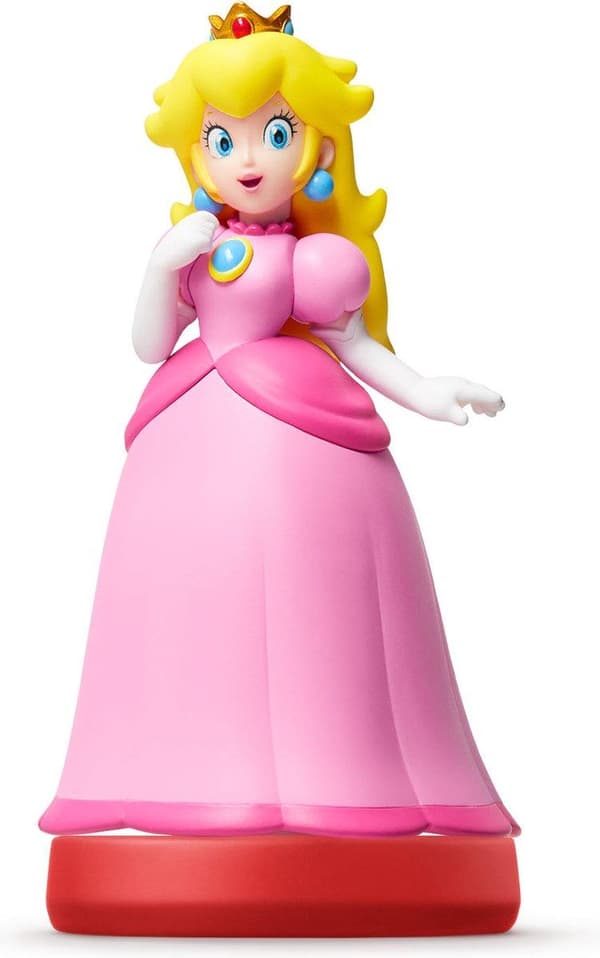 Nintendo amiibo Peach - Super Mario Collection - ytterligare videospelsfigur för spelkonsol - för New Nintendo 3DS, New Nintendo 3DS XL, Nintendo Wii