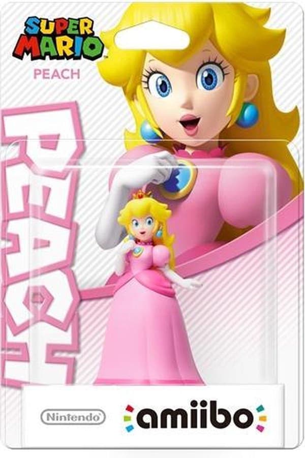 Nintendo amiibo Peach - Super Mario Collection - ytterligare videospelsfigur för spelkonsol - för New Nintendo 3DS, New Nintendo 3DS XL, Nintendo Wii